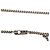 Collana Louis Vuitton Charms Monogram Eclipse in ottone argentato Argento - vista 5