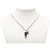 Collana Louis Vuitton Charms Monogram Eclipse in ottone argentato Argento - vista 9
