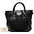 Tote Prada Black Tessuto Cervo Lux 24H Nero - vista 7