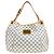 Borsa a tracolla Louis Vuitton Galliera PM Damier Azur Bianco