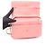 Borsa a tracolla Chanel Matelassé in agnello rosa - vista 4