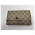 Gucci Cartera GG Supreme Canvas Castaño Beige Dorado - vista 3
