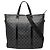 Louis Vuitton Damier Graphite Tadao Shoulder Bag Brown Black