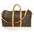 Louis Vuitton Keepall 50 Bandoulière Borsa Boston Marrone