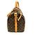 Louis Vuitton Keepall 50 Bandoulière Borsa Boston Marrone - vista 2