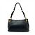 Borsa a tracolla in pelle nera Prada Nero - vista 2