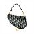 Christian Dior Dior Saddle Bag Mini Blu navy - vista 2
