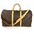 Louis Vuitton Keepall 50 Bandoulière Borsa Boston Marrone