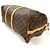 Louis Vuitton Keepall 50 Bandoulière Borsa Boston Marrone - vista 4