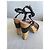 Louis Vuitton Sandali zeppa vernice nera e legno Marrone Nero - vista 3
