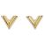 Orecchini Essential V Louis Vuitton D'oro