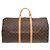 Borsa Boston Louis Vuitton Keepall 55 Monogram Marrone