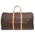 Borsa Boston Louis Vuitton Keepall 55 Monogram Marrone - vista 2