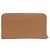 Cartera larga de cuero marrón Prada Castaño Camello - vista 3