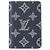 Organizer Portacarte Monogram Shadow Louis Vuitton Blu navy