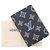 Organizer Portacarte Monogram Shadow Louis Vuitton Blu navy - vista 2
