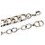 Collana Christian Dior con maglie a catena argentate e strass Argento - vista 6