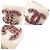 Bracciale rigido Chanel Coco Mark con strass Rosa Bianco D'oro - vista 10