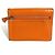 Hermès Portafoglio Compatto Hermes Zip Zack Arancione