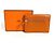 Hermès Portafoglio Compatto Hermes Zip Zack Arancione - vista 12