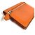 Hermès Portafoglio Compatto Hermes Zip Zack Arancione - vista 3