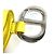 Charm per borsa in pelle gialla Christian Dior Giallo - vista 7