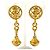 Orecchini a clip in metallo dorato Chanel D'oro