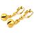 Orecchini a clip in metallo dorato Chanel D'oro - vista 4