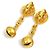 Orecchini a clip in metallo dorato Chanel D'oro - vista 5