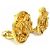 Orecchini a clip in metallo dorato Chanel D'oro - vista 2