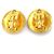 Orecchini a clip in metallo dorato Chanel D'oro - vista 4