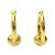 Orecchini a clip in metallo dorato Chanel D'oro - vista 2