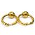Orecchini a clip in metallo dorato Chanel D'oro - vista 6