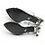 PRADA PUMPS MIT ABSATZ 39 PVC & LEDER SILBER LOGO SCHUHE - Ansicht 6
