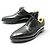 SCARPE OXFORD JOHN LOBB GARNIER II 9E 43 IN PELLE NERA Nero
