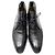 STIVALETTI IN PELLE JOHN LOBB ROMSEY 8.5E 42.5 CHUKKA Nero - vista 8
