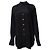 Joseph, camicia di seta nera Nero