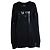 Faith Connexion Faith Conexxion, schwarzer Pullover mit glänzendem Print