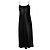 Vince, schwarzes glänzendes Midikleid