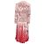 Valentino Garavani Vestido midi de seda rosa con estampado de paisaje Valentino - vista 3