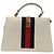 Gucci Sylvie Medium Handtasche aus weißem Leder Roh - Ansicht 4