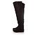 Prada, botas largas de cuero negro con arrugas. - vista 2