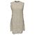 Valentino Garavani Minivestido Valentino en algodón blanco con detalles de encaje Crudo