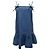Ganni Tint Mini Kleid in Hellblau Denim