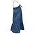 Ganni Tint Mini Kleid in Hellblau Denim - Ansicht 2