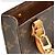 Borsa a tracolla Petit Sac Plat in tela Monogram Louis Vuitton Marrone - vista 10