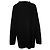 By Malene Birger Von Malene Birger, gerippter Mohair-Woll-Pullover Schwarz - Ansicht 3