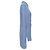 Camicia in seta blu con logo ricamato Victoria Beckham - vista 2