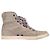 Sneakers high-top texturizzate Lanvin in pelle beige