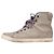 Sneakers high-top texturizzate Lanvin in pelle beige - vista 4
